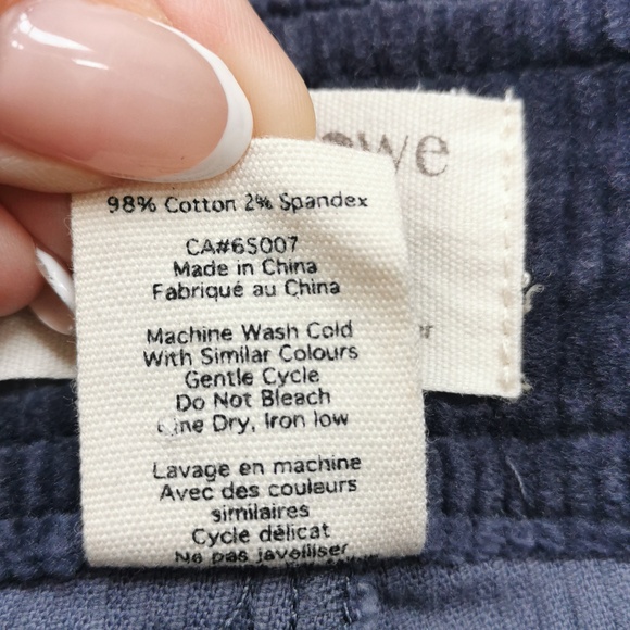 Jackson Rowe Reform Milled Cord Pants in Navy Blue - Picture 5 of 8